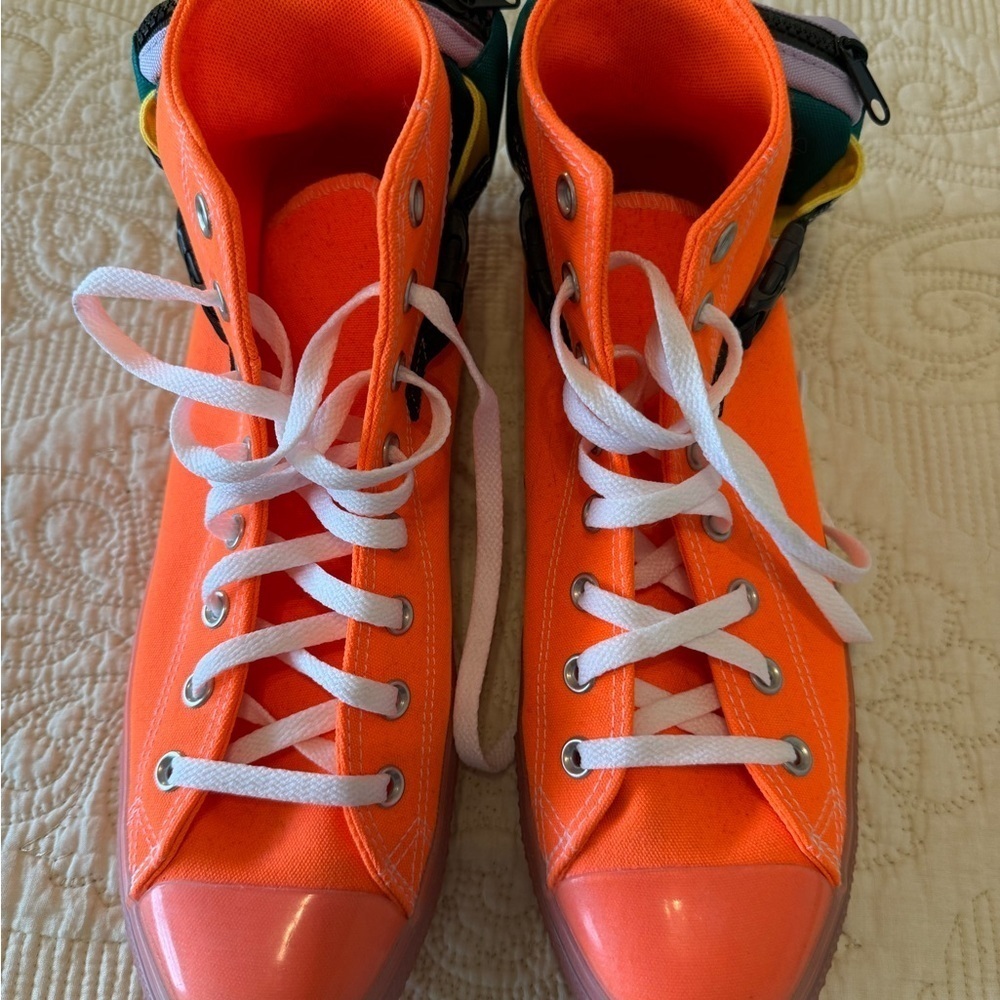 RARE - CONVERSE CHUCK TAYLOR ALL STAR NEON JELLY BUCKLE UP HIGH TOP - Men's 11